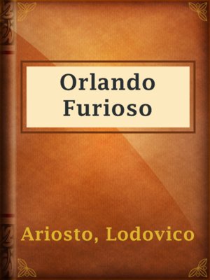 cover image of Orlando Furioso